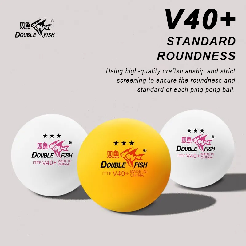 Table Tennis Livescore - DOUBLE FISH 3 Star V40+ Palline