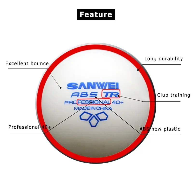Palline da ping pong SANWEI-AB - Table Tennis Livescore recensione e prezzo