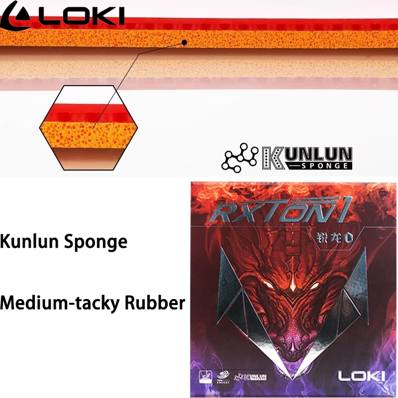 Gomma per Racchetta da Ping Po - Table Tennis Loki recensione e prezzo