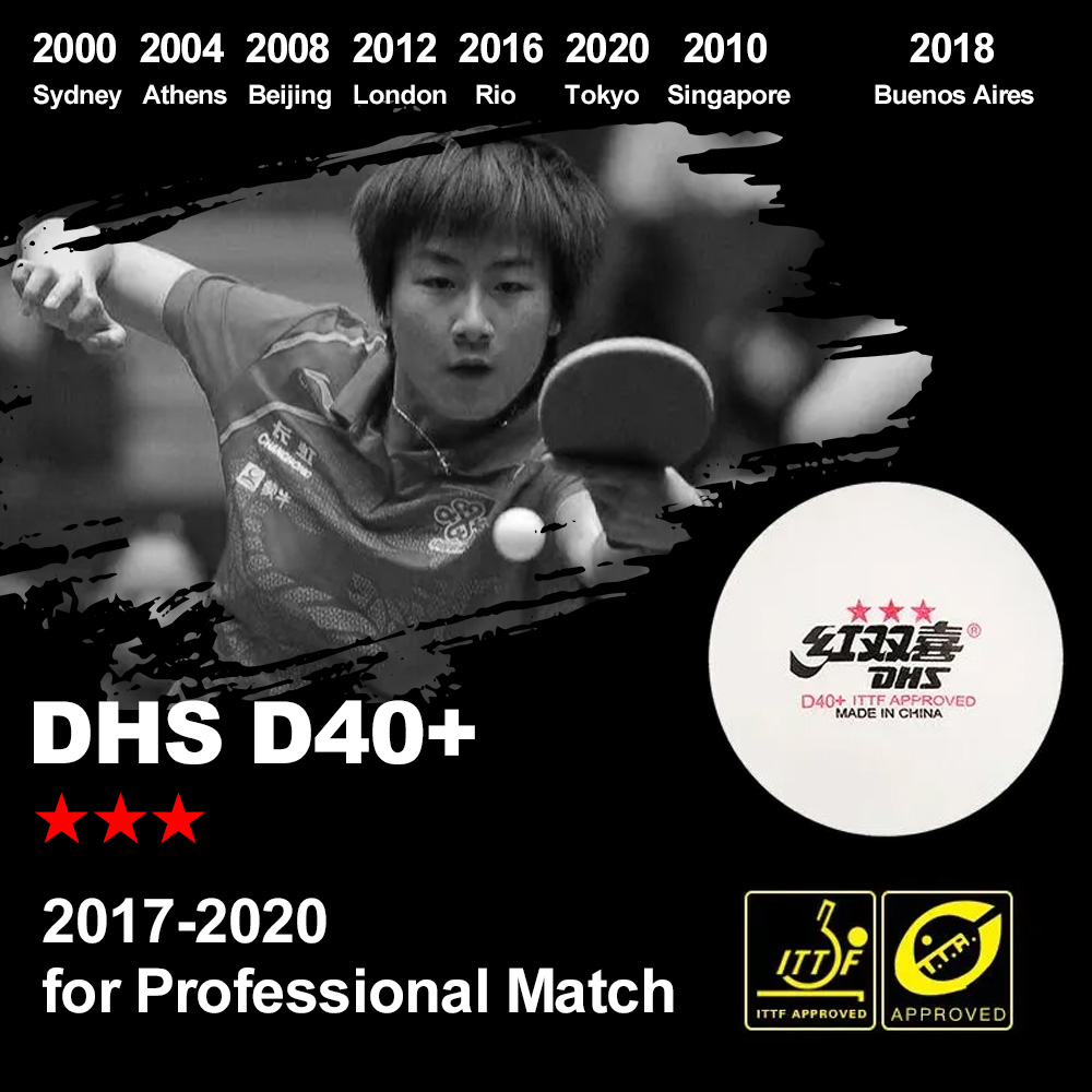 Palline da ping pong DHS D40+  - Table Tennis Livescore recensione e prezzo
